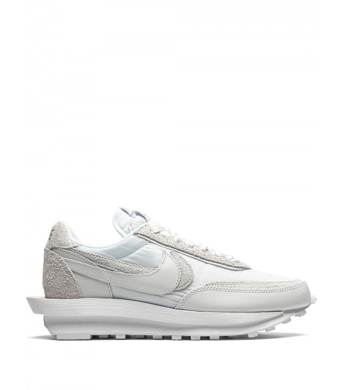 white nylon nike shoes