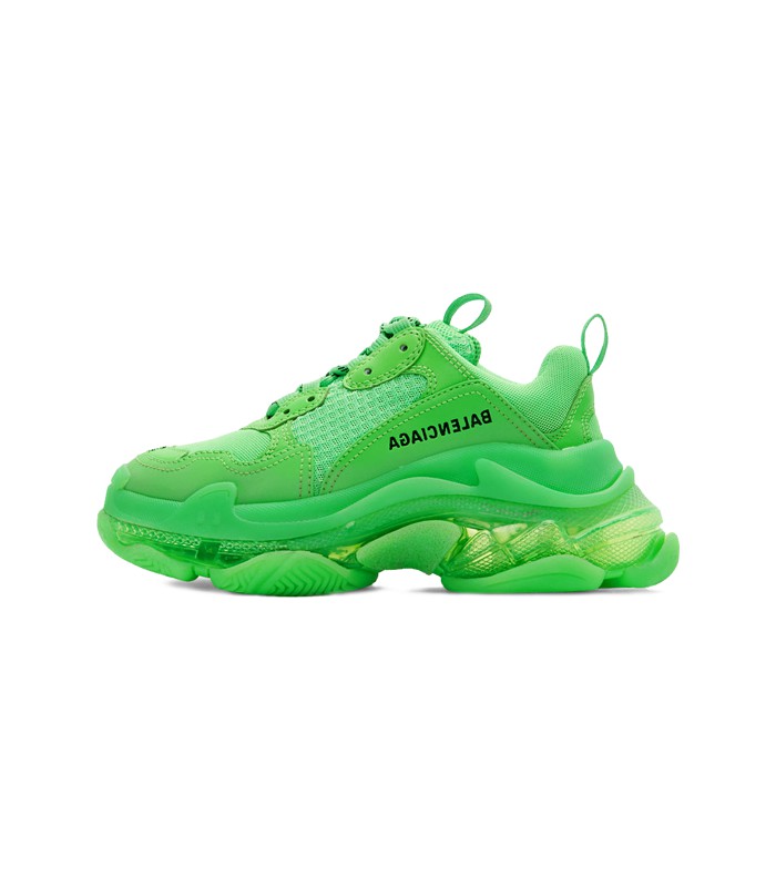 balenciaga triple s neon green