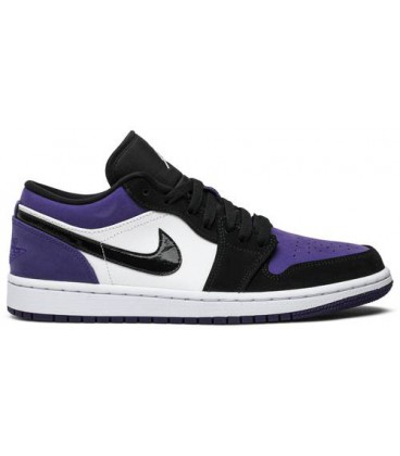 کتانی رانینگ مردانه نایک Air Jordan 1 Low Court Purple