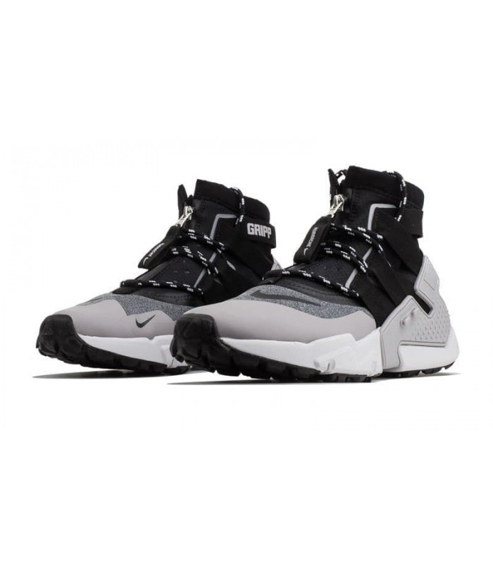 کتانی رانینگ مردانه نایک Nike Air Huarache Gripp Atmosphere Grey Black