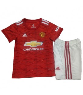 پیراهن شورت بچه گانه منچستریونایتد Manchester united home kids Kit