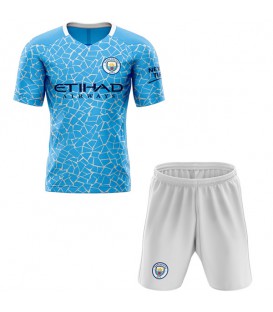 پیراهن شورت بچه گانه منچسترسیتی Manchester City Home Kids Kit