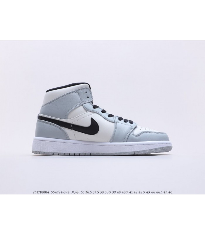 jordan 1 mid light smoke grey 45