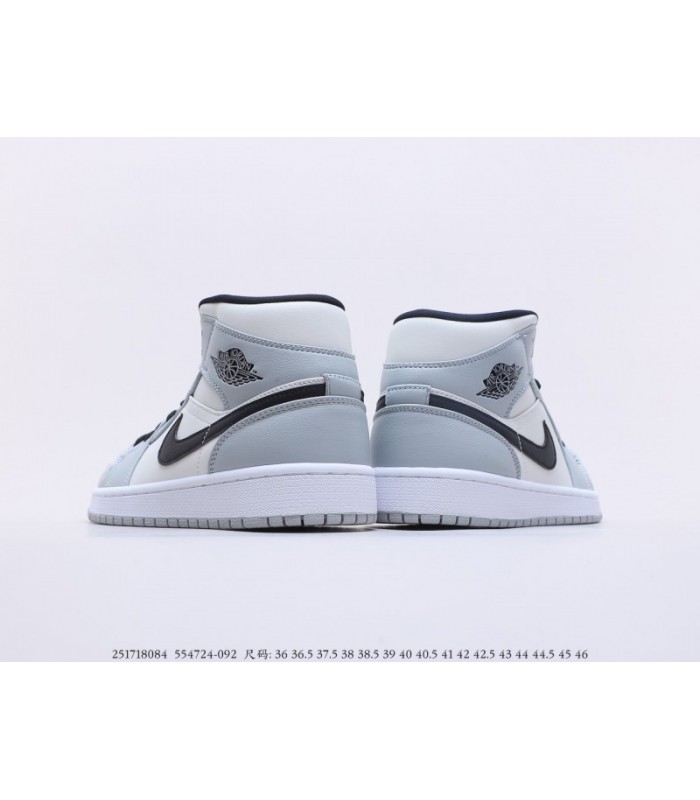 jordan 1 mid light smoke grey 45