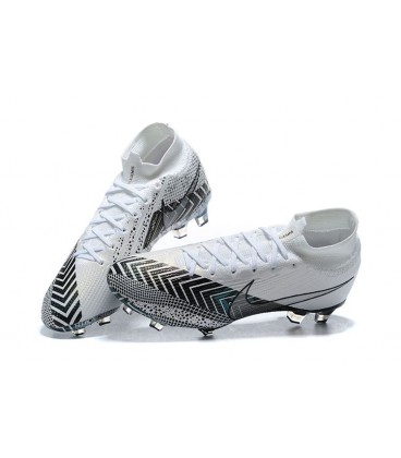 کفش فوتبال نایک مرکوریال های کپی Nike Mercurial Superfly VII Elite FG Football Boots White/Black/Green