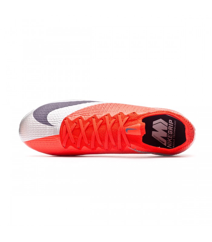 nike mercurial red and silver