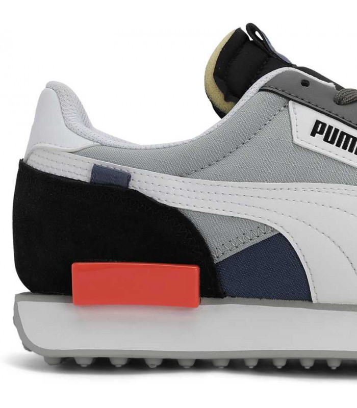 puma future rider black grey