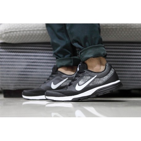 کتانی رانینگ نایک ایر زوم  Black White Nike Air Zoom Fly 2 707606-001 Mens 2015 Running Shoes