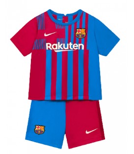 کیت اول هواداری به همراه شورت تیم بارسلونا Barcelona Home Jersey Kit 2021/22(Jersey+Shorts)