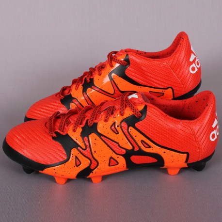 کفش فوتبال (چمن) اورجینال آدیداس نارنجی ایکس Football Adidas Shoes X15.3
