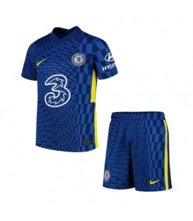 کیت کامل اول چلسی Chelsea 2021-22 Home Soccer Jersey Kit Shirt Short