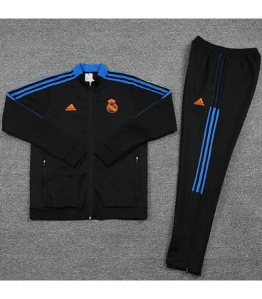 گرمکن شلوار باشگاهی رئال مادرید Real Madrid jacket sportswear tracksuit jersey 21/22 Black