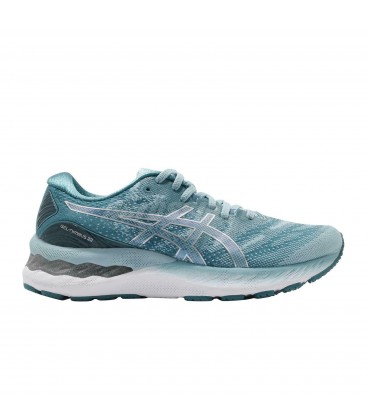 کفش پیاده روی مردانه طرح اسیکس Asics Gel Nimbus 23 Light Blue White
