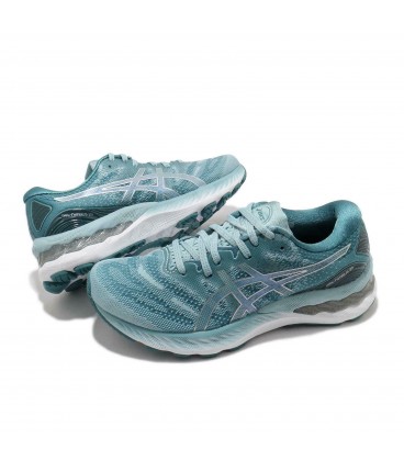 کفش پیاده روی مردانه طرح اسیکس Asics Gel Nimbus 23 Light Blue White