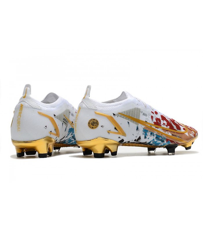 کفش فوتبال طرح نایک مرکوریال ویپور Nike Mercurial Vapor 14 Elite CR110 FG  Gold