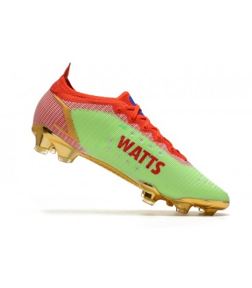 کفش فوتبال طرح نایک مرکوریال ویپور کفش فوتبال طرح نایک مرکوریال ویپور Nike Mercurial Vapor 14 Elite FG Green Red Gold