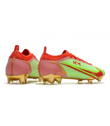 کفش فوتبال طرح نایک مرکوریال ویپور کفش فوتبال طرح نایک مرکوریال ویپور Nike Mercurial Vapor 14 Elite FG Green Red Gold