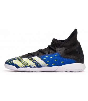 کفش فوتسال آدیداس پردیتور های کپی Adidas Predator Freak .3 Black Blue