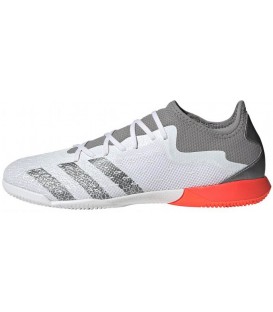 کفش فوتسال آدیداس پردیتور های کپی Adidas Predator Freak .3 White Grey Orange