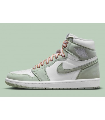 کفش پیاده روی زنانه نایک Nike Air Jordan 1 Mid Seafoam WMNS