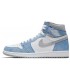 کفش پیاده روی زنانه نایک جردن وان ساقدار Nike Air Jordan 1 Retro High Hyper Royal Smoke Grey