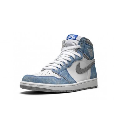 کفش پیاده روی زنانه نایک Nike Air Jordan 1 Retro High Hyper Royal Smoke Grey