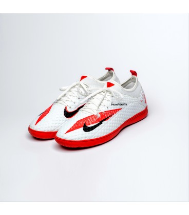 کفش فوتسال نایک فانتوم جورابی Nike Phantom White Red 2022