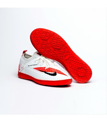 کفش فوتسال نایک فانتوم جورابی Nike Phantom White Red 2022