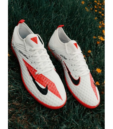 کفش فوتسال نایک فانتوم جورابی Nike Phantom White Red 2022