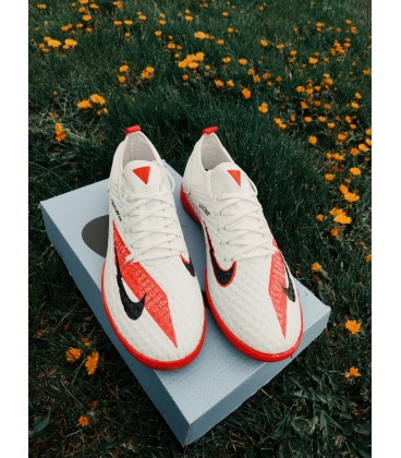 کفش فوتسال نایک فانتوم جورابی Nike Phantom White Red 2022