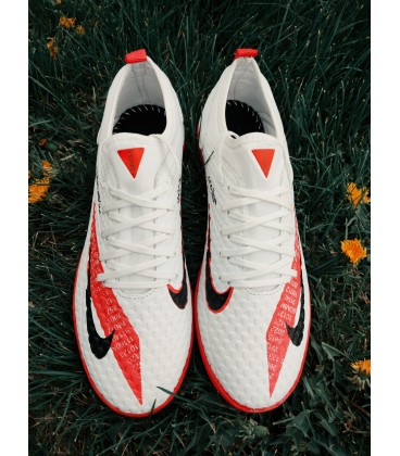 کفش فوتسال نایک فانتوم جورابی Nike Phantom White Red 2022