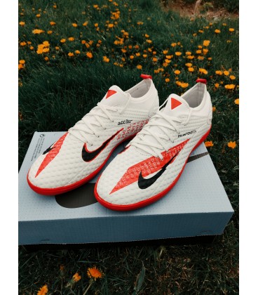 کفش فوتسال نایک فانتوم جورابی Nike Phantom White Red 2022