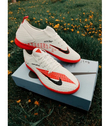 کفش فوتسال نایک فانتوم جورابی Nike Phantom White Red 2022