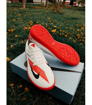 کفش فوتسال نایک فانتوم جورابی Nike Phantom White Red 2022