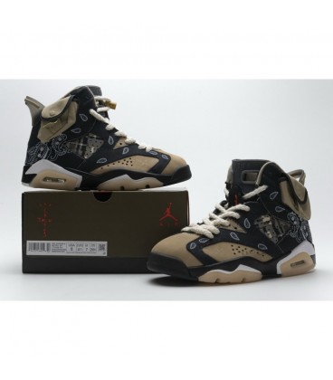 کفش بسکتبال مردانه نایک ایر جردن Nike Air Jordan 6 Travis Scott