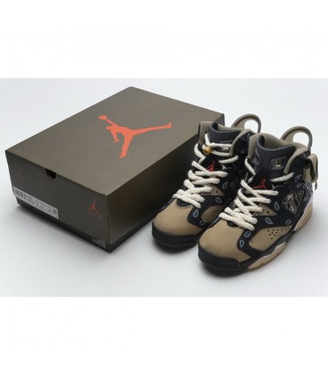 کفش بسکتبال مردانه نایک ایر جردن Nike Air Jordan 6 Travis Scott