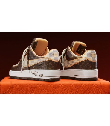 کفش پیاده روی زنانه نایک Nike Air Force 1 Louis Vuitton