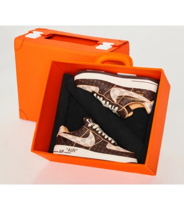 کفش پیاده روی زنانه نایک Nike Air Force 1 Louis Vuitton