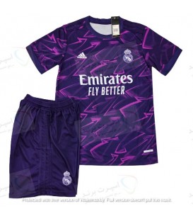 کیت و شرت تمرینی رئال مادرید Real Madrid training kit with short 2022