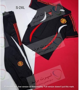 ست پولوشرت و شلوار منچستر یونایتد Manchester United Original Black Polo shirt With Pants 2022