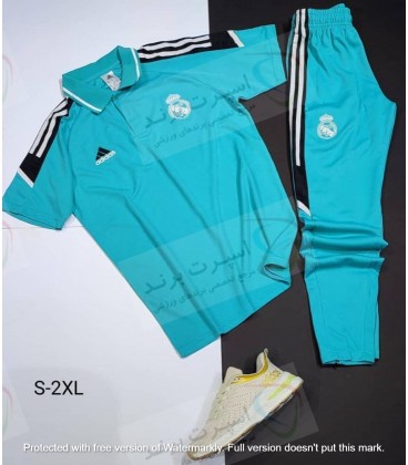ست پولوشرت و شلوار رئال مادرید Real Madrid Original Green Polo shirt With Pants 2022