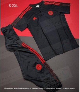 ست پولوشرت و شلوار بایرن مونیخ Bayern Munich Original Black Polo shirt With Pants 2022