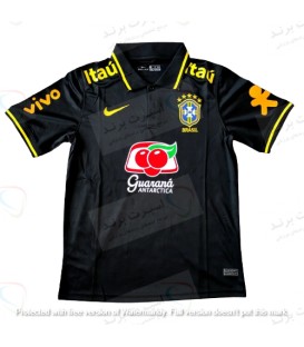 کیت هواداری برزیل Brazil Fans Black Kit 2022/23 Original Thailand