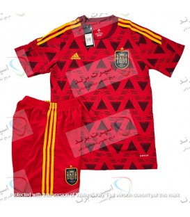 کیت و شورت اول اسپانیا Spain Home Kit With Short 2022
