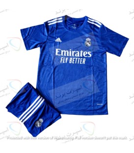 کیت و شورت تمرینی رئال مادرید Real Madrid Training Blue Kit 2022/23 With Shorts
