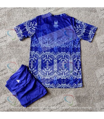 کیت و شورت آرژانتین طرح پلنگ سیاه Argentina Black Panther Kit 2022/23 With Shorts