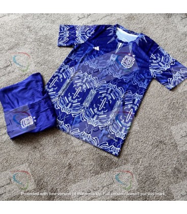 کیت و شورت آرژانتین طرح پلنگ سیاه Argentina Black Panther Kit 2022/23 With Shorts