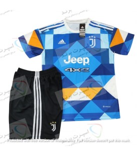 کیت و شورت چهارم یوونتوس Juventus 4th Kit 2022/23 With Shorts