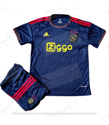 کیت و شورت دوم آژاکس Ajax Away Kit 2022/23 With Shorts