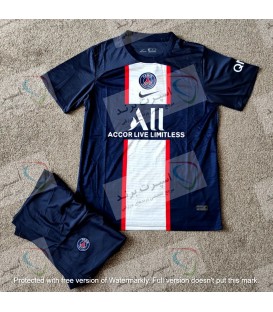 کیت و شورت اول پاریسن ژرمن Paris Home Kit 2022/23 With Shorts